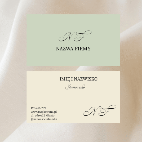 Wizytówka - Szałwiowa