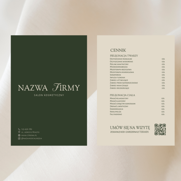 Ulotka leśna Zieleń