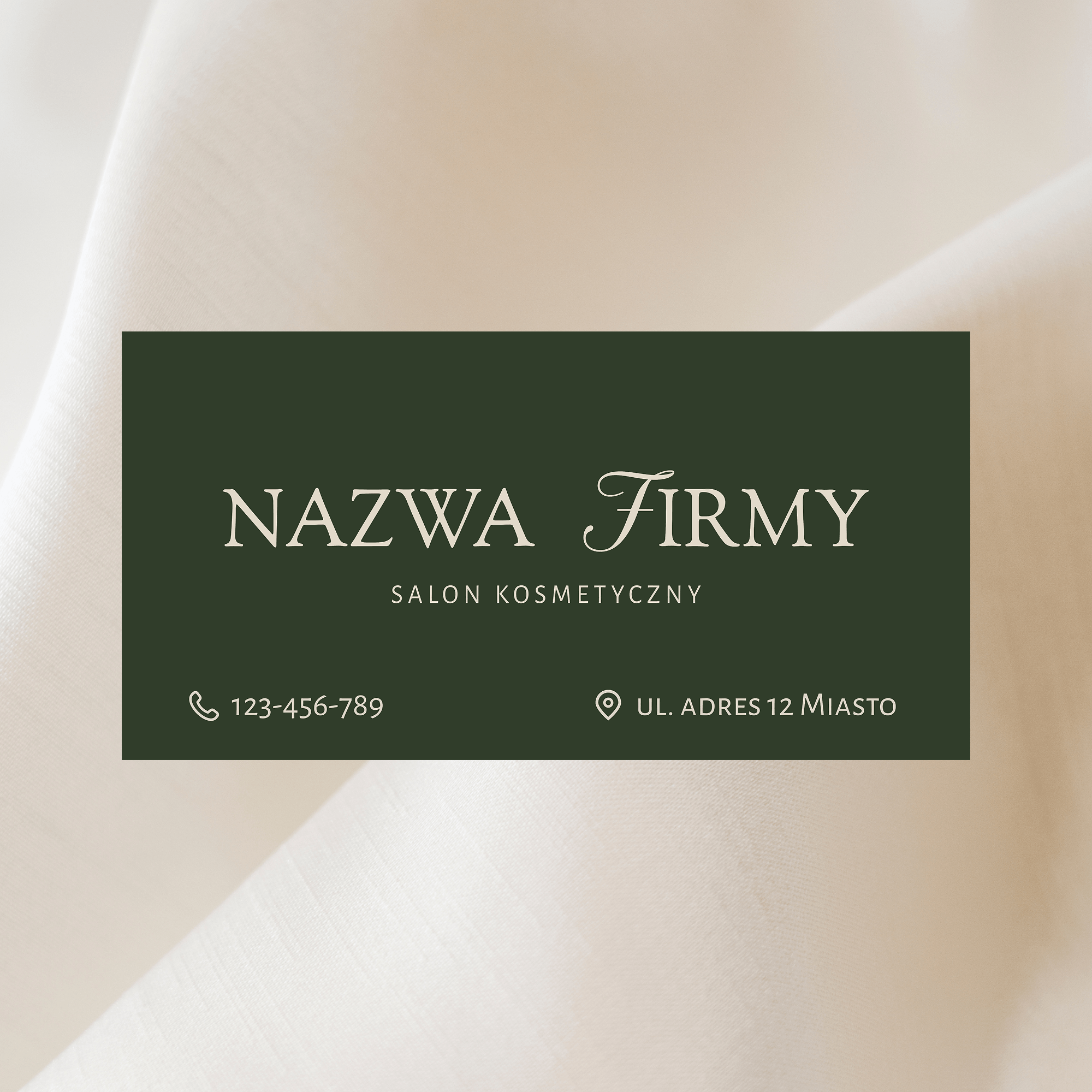 Baner reklamowy - Leśna Zieleń - obrazek 1