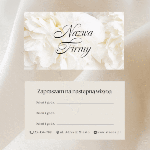Terminarzyk - Biała Peonia