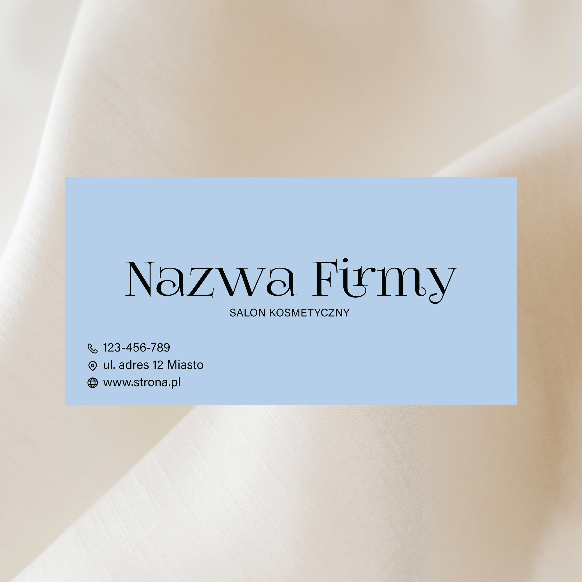 Baner reklamowy - Błękitna Harmonia - obrazek 1