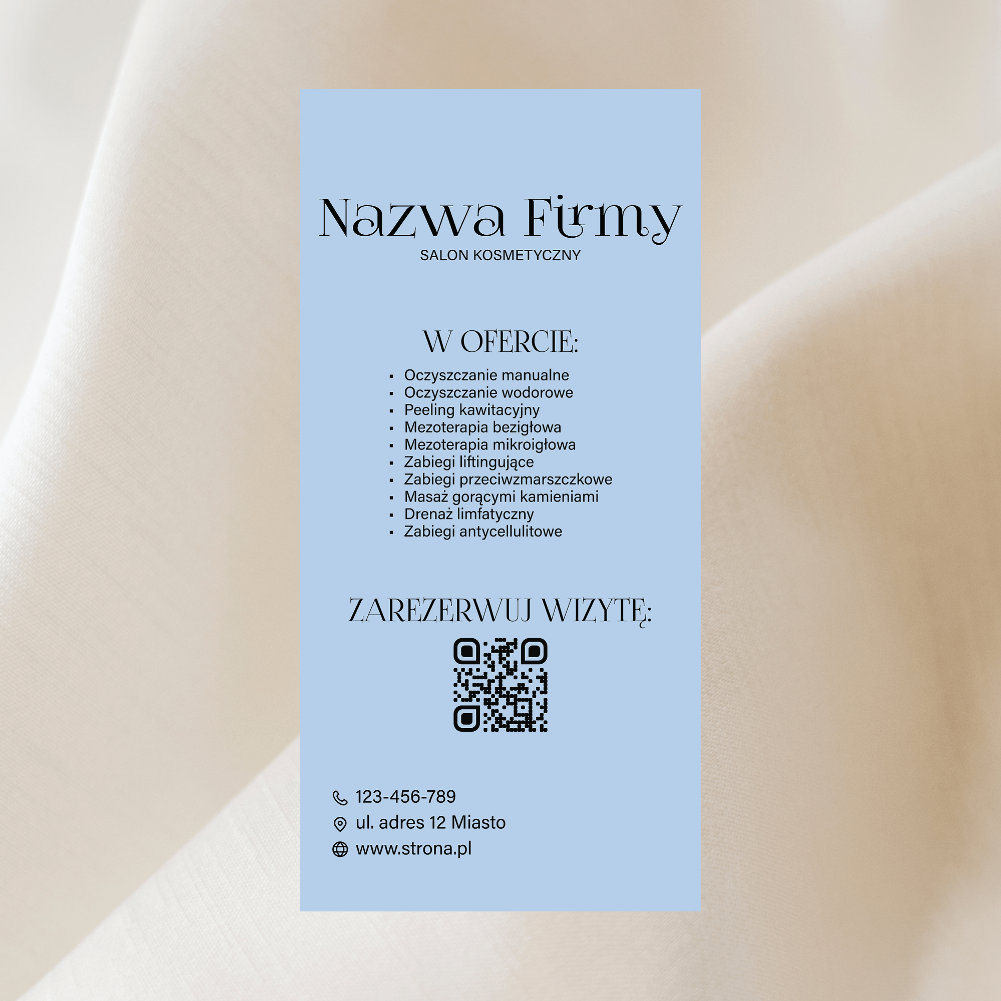 Roll - up - Błękitna Harmonia - obrazek 1