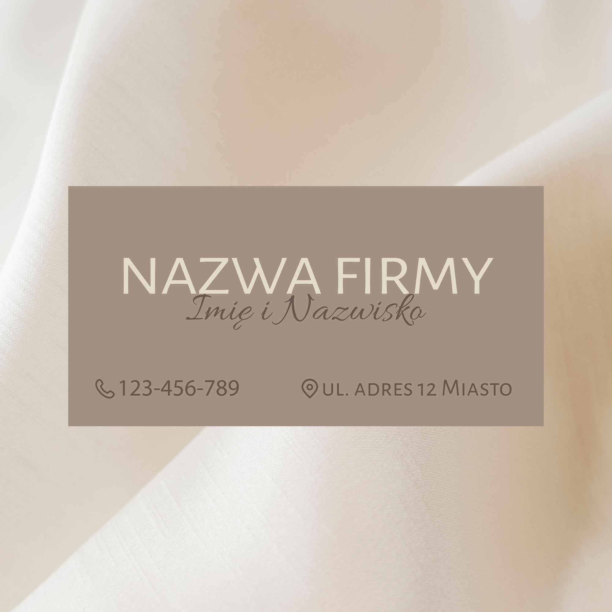 Baner reklamowy - Cappucino - obrazek 1